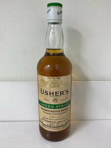 ☆未開栓☆ USHER'S アッシャーズ GREEN STRIPE グリーンストライプ 43% 750ml スコッチウイスキー ★36699