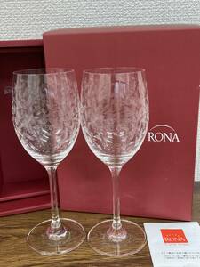 ロナRONA [ワイングラスペアセット M]　P600135/RONA　RONA PANTO　ノリタケ食器　5Star Glass　ガラス細工 カップ コップ 洋酒 パーティー