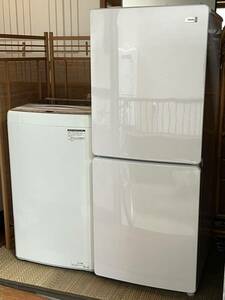 【2021年製】 家電2点セット 冷蔵庫 JR-NF148B 洗濯機 JW-U55HK ハイアール キッチン家電 50/60Hz 家庭用 家電 Haier ノンフロン冷凍冷蔵庫