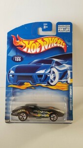 【ホットウィール】　CORVETTE STINGRAY コルベット　スティングレイ　フレイムス　 HOT WHEELS