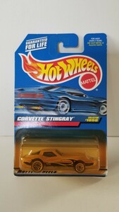 【ホットウィール】　CORVETTE STINGRAY コルベット　スティングレイ　イエロー　 HOT WHEELS　