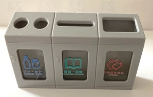 即決！鉄道好きさんへ☆「JRのプラットフォームに設置してあるごみ箱」型ペン立て