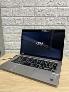 TOSHIBA 東芝 dynabook KIRA V632/W2THS Core i7-3537U SSD256GB 13.3型 OS無し 通電確認済み 中古ノートパソコン