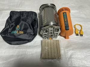 [未使用] BioLite バイオライト CampStove キャンプストーブ montbell モンベル USB発電 ストーブ コンロ 焚き火
