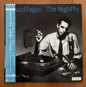 LP 帯付 ドナルド・フェイゲン / ナイトフライ Donald Fagen The Nightfly レンタルアップ盤 両面 RL刻印 P-11264