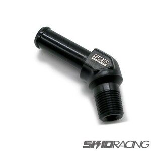 1/8NPT 内径 9ミリ 45度 ホース口 フィッティング オイルクーラー ホースエンド アルミ 高品質 : 20 C1 C