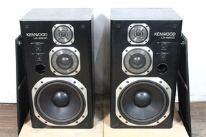 【ト長】KENWOOD ケンウッド LS-990D スピーカー ペア ブックシェルフ型 3WAY オーディオ機器 台座付き ※3個口発送※ IA311IOE70