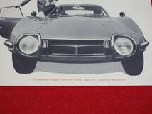 ●　TOYOTA　2000GT　右H　1967　昭和42　アメリカ　カタログ　●_画像4