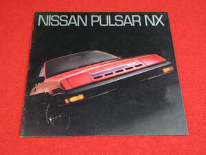 □（12)　NISSAN　PULSAR NX　左H　1982　昭和57　カタログ　□