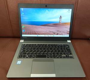 TOSHIBA DynaBook R63/M Core i7-8650U 1.9GHz/16GBメモリ M.2 256Gb / Win 11 pro