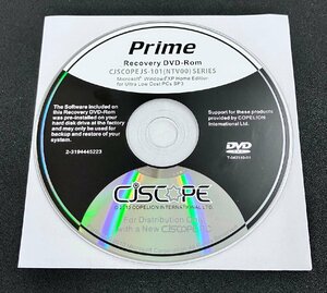 2YXS1640★現状品★CJCOPE Primeリカバリ CJSCOPEJS-101(NTV00)シリーズMicrosoft Windows XP Home Edition for Ultra Low Cost PCs SP3