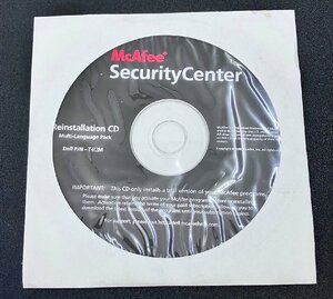 2YXS1721★現状・未開封品★McAfee security Center マカフィーセキュリティ Dell P/N-T412M