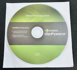 2YXS1628★現状品★nvidia GEForcce VGA Driver Compact Disk for Windows XP/Vista/7