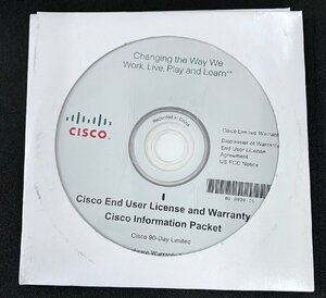 2YXS1493★現状・未開封品★Cisco End User License and Warranty Cisco Information Packet