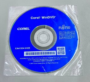 2YXS1081* present condition goods *FUJITSU Corel WinDVD disk 