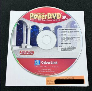 2YXS1655★現状品★Cyberlink Power DVD XP 4.0 CDキー有り