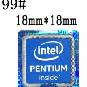 99# 【pentium】エンブレムシール ■18*18㎜■ 条件付き送料無料の画像1