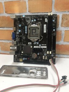 YS0096★ ECS H110M4-C2H マザーボード DDR4 MicroATX　第6/第7世代 LGA1151 CPU対応 ●IOパネル付き、電源スイッチ付き