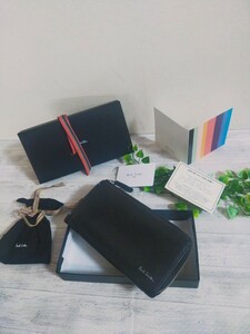 美品 Paul Smith ポールスミス ラウンドファスナー 財布 長財布