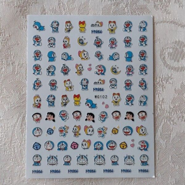 37 新品未使用 ドラえもん ネイル ステッカー / ハンドメイド 手帳 などにも! キャラクター ネイルシール ドラミちゃん