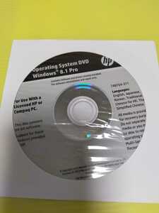 ●新品未開封/HP Windows8.1 Pro 64bit 正規品/OS インストール用DVD