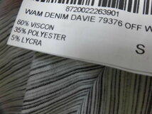 新品 WAM DENIM ワム デニム ヘンリーネック シャツ 79376 半袖 Tシャツ トップス メンズ オフホワイト 白 Sサイズ_画像5