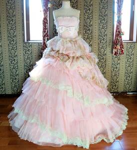  Ueto Aya U AYA UETO DRESS высококлассный свадебное платье 5 номер 7 номер 9 номер XS~M размер маленький размер розовый цветное платье 