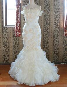  bust smaller size. hard mermaid line high class wedding dress 3 number 5 number 7 number,XXS~S size. small size kinali