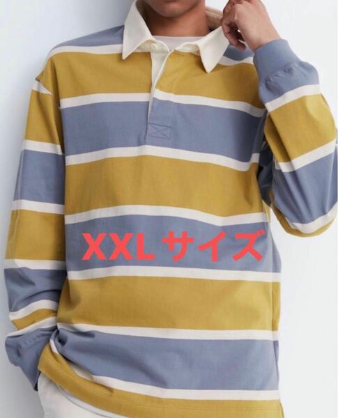 ユニクロ ラガーポロシャツ（長袖）XXL 検索用 ポロシャツ ラガーシャツ 2XL 3L