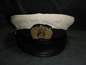 戦前 戦中 日本海軍 士官軍帽 制帽 帽子 軍帽 帽子カバー 制服 軍服 日本軍 海軍 海軍士官 旧日本軍 海軍制帽 大日本帝国 良品 当時もの