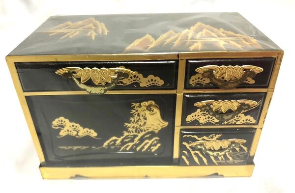 未開封 ほぼ新品 雛人形 鏡台 金 ひな人形 雛道具 雛飾り 高価 ミニチュア アンティーク インテリア ドール用 ドールハウス