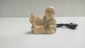 時代物 彫刻 人物像 人物図 人物 骨董 銘なし 古美術品 細密彫刻