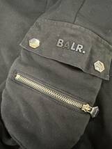 BALR. ボーラー スウェット セットアップ ブラック 黒 ロゴプレート メンズ ハーフパンツ Tシャツ _画像3