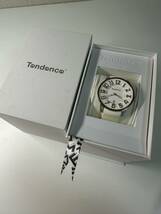 Tendence テンデンス lab design クォーツ メンズ 腕時計 稼働品 白文字盤_画像1