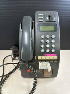  public telephone PT-1PS TEL(P) Japan electro- electro- telephone machine pink telephone present condition goods key lack of 