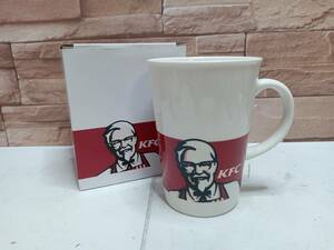 [ unused goods ]KFC add HOPE mug 1 customer car flannel Sanders .. san Kentucky Fried Chicken ceramics not for sale 