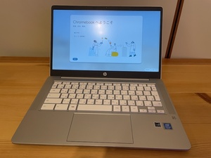 HP Chromebook 14a-na0006TU Pentium Silver N5000 4コア ストレージ 64GB メモリ4GB 中古