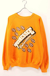 Used 80s-90s USA TENNESSEE University Foot Ball Graphic Sweat Size L 古着