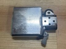 【D4844-2】ZIPPO オイルライター U S NAVY ジッポー 喫煙具 ライター ※石を外しており、火花未確認。フリントホイール作動確認。_画像7