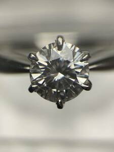 【D5120】ダイヤモンド リング 0.456ct Pt900プラチナ 指輪 鑑定書付 