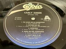 Carly Simon★中古LP/USオリジナル盤「カーリー・サイモン～Spoiled Girl」_画像5