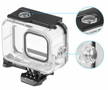 【国内発送・送料無料】GoPro Hero12/GoPro11/GoPro10/GoPro9 ハウジングケース 防水ケース ゴープロ 防水防塵保護　60m耐水_画像9