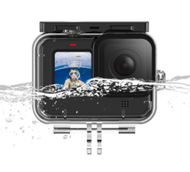 【国内発送・送料無料】GoPro Hero12/GoPro11/GoPro10/GoPro9 ハウジングケース 防水ケース ゴープロ 防水防塵保護　60m耐水_画像3