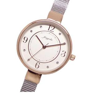 Дамские наблюдения за 3 отверстием Quartz Watch H2518S-1-PGSV Watch Elegant Bracelet Watch Pink Gold Case