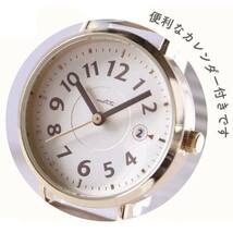 レディース 腕時計 ジャバラ エクスパンションベルト カレンダー付 YM107-2 マットカラー ベルト ウォッチ 蛇腹 伸縮ベルト ベルト調整不要_画像6