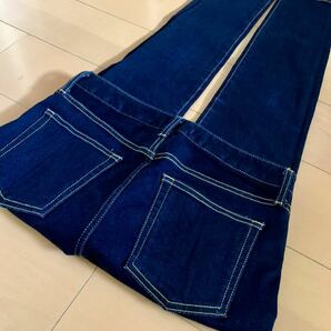 極美品27インチ【MOUSSY】WF Rebirth SKINNY インディゴスキニーデニム