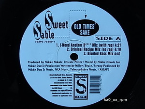 ★☆Sweet Sable「Old Times' Sake」☆★