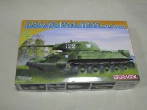 1/72 ドラゴン（DRAGON） ソビエト軍戦車　T-34/76 戦車 1941年型　プラモデル