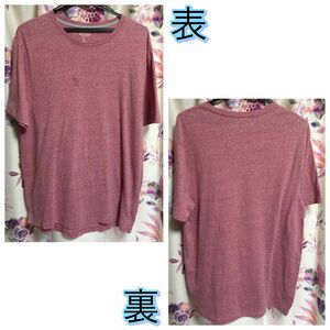 【シミあり】トップス 服 GAP L 半袖 夏服 ピンク Tシャツ カットソー