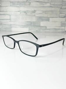 JINS READING GLASSES -Square-(+1.50) FRD-18A-047 ジンズ スクエア型 マットブラック 老眼鏡 良品